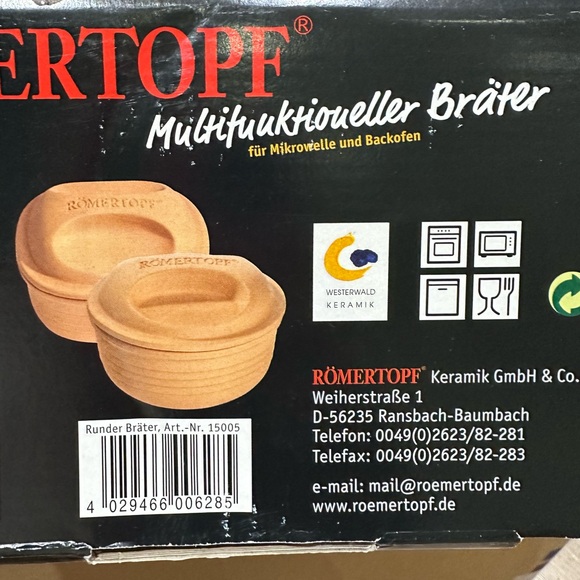 German clay pot Romertopf, made in Germany - Picture 5 of 8